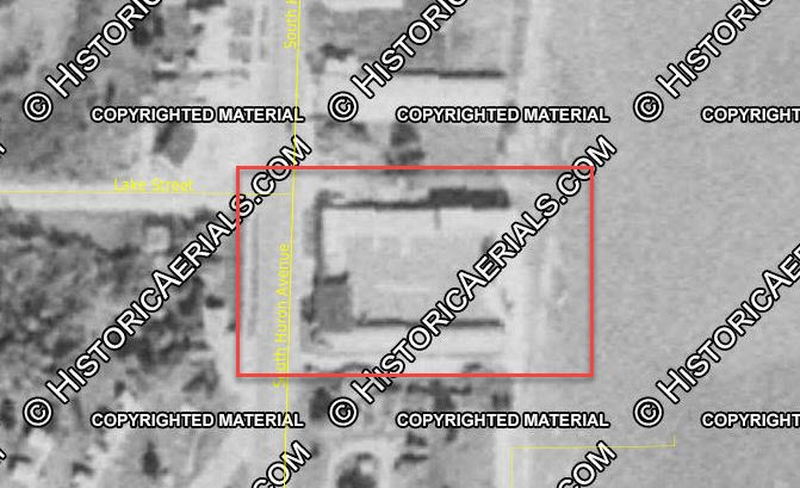 Huron Motel - 1975 Aerial (newer photo)